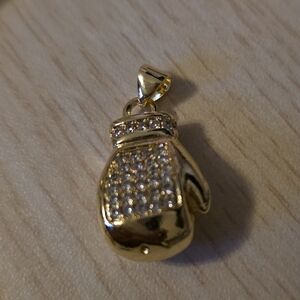 Gold Filled Base Ball  Glove Pendant